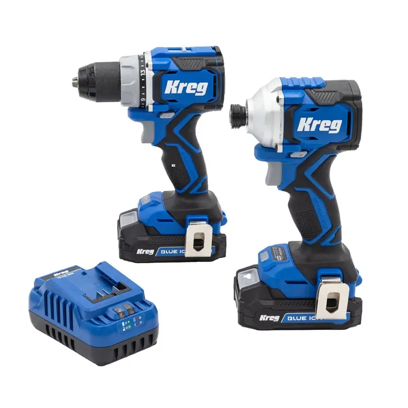 Kreg KPTDR050A 20V Ionic Drive Compact Drill & Driver Combo Kit