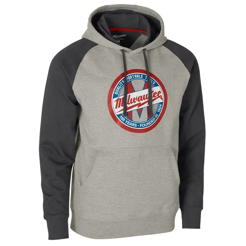 Milwaukee 100th Year Anniversary 1924 Work Hoodie Gray