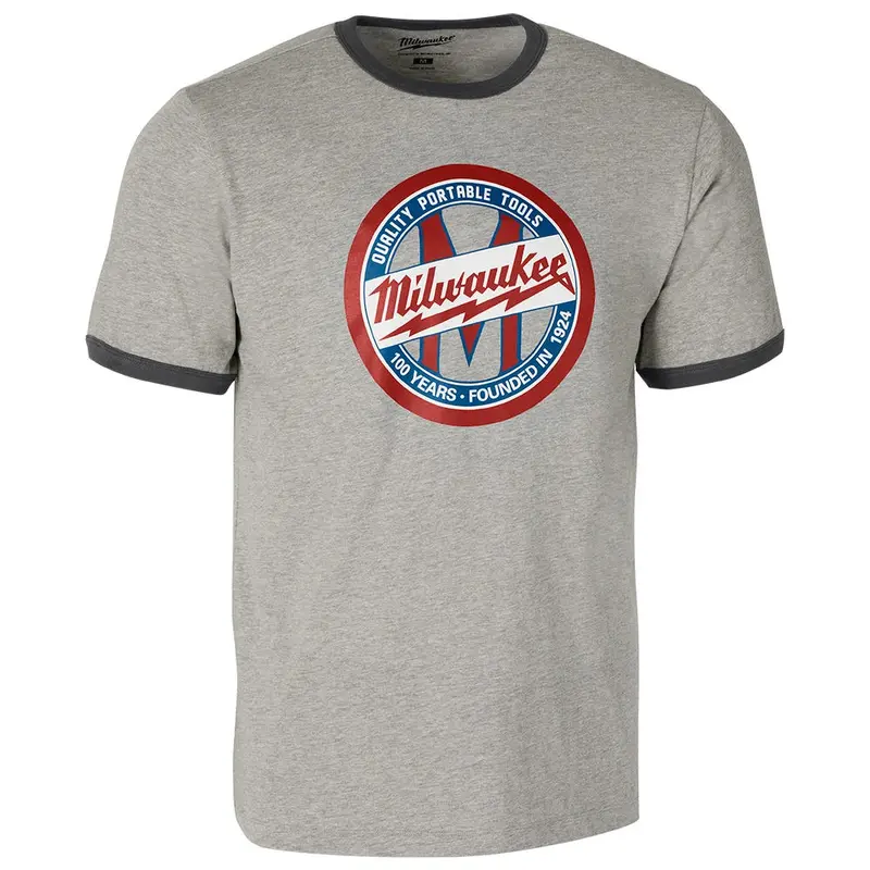 Milwaukee 100th Year Anniversary 1924 Work Shirt Gray