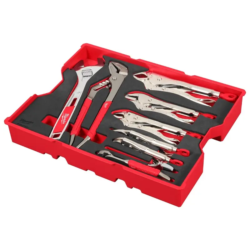 Milwaukee 48-22-0160 9-Piece Pliers & Wrench Set with Tray for PACKOUT Drawers