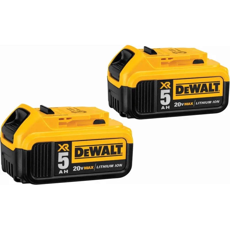 DeWalt DCB205-2 20V MAX 5.0Ah Battery, 2-Pack (PROMO)