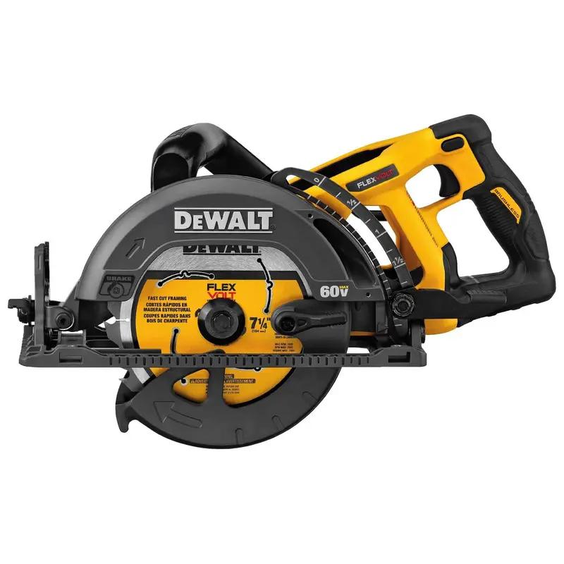DeWalt DCS577B Flexvolt 60V Max 7-1/4 Worm Drive Style Saw, Tool Only (PROMO)