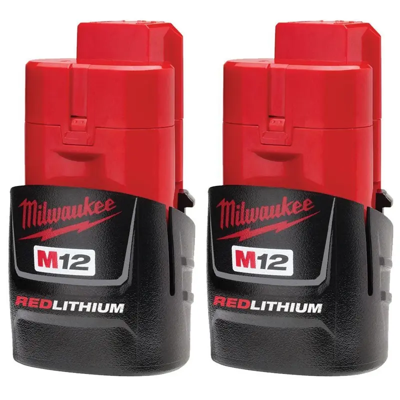Milwaukee 48-11-2411 M12 REDLITHIUM Compact Battery 1.5Ah, 2-Pack (PROMO)