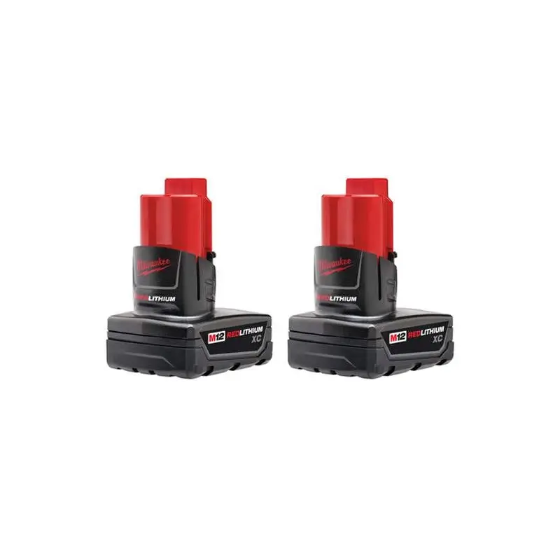 Milwaukee 48-11-2412 M12 REDLITHIUM XC 3.0Ah Battery, 2-Pack (PROMO)