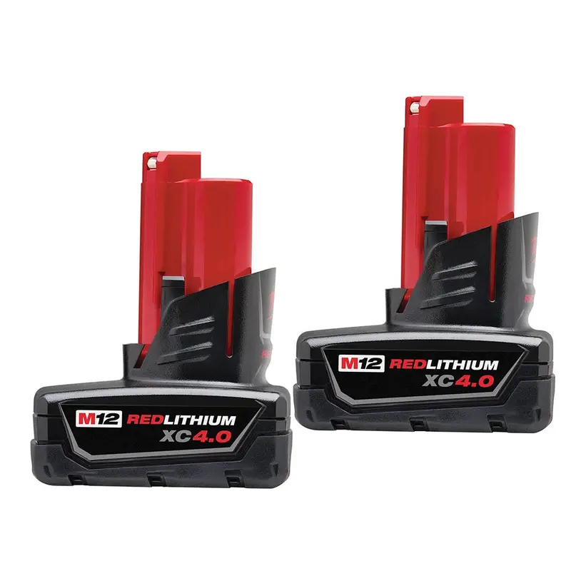 Milwaukee 48-11-2440-2x M12 REDLITHIUM XC 4.0Ah Extended Capacity Battery 2-Pack (PROMO)