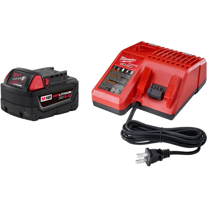 Milwaukee 48-59-1850 M18 REDLITHIUM XC5.0 System Starter Kit (PROMO)