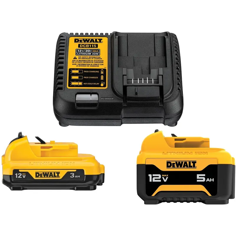 DeWALT DCB135C 12V Starter Kit 3Ah and 5Ah Battery with Charger (PROMO)