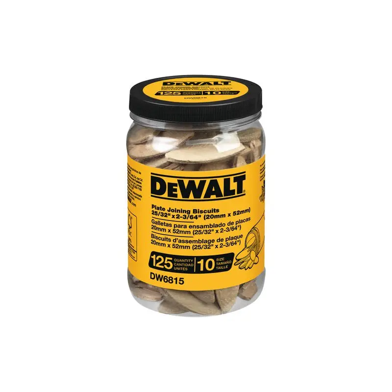 DeWalt DW6815 No. 10 Size Biscuits, 125-Pack (PROMO)
