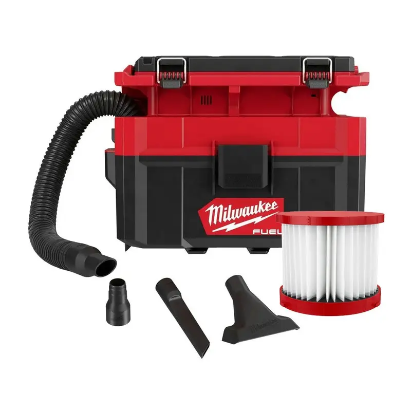 Milwaukee 0970-20 M18 FUEL PACKOUT 2.5 Gallon Wet/Dry HEPA Vacuum w/ FREE Spare Filter