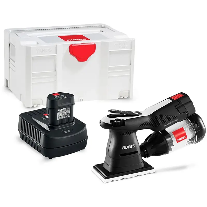 Rupes HSE73/BETA IBRID Orbital Sander 80x130mm w/ Charger and Batteries In Systainer