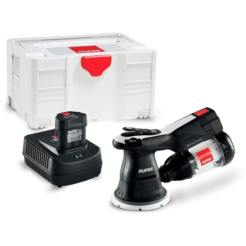 Rupes HSR73/BETA IBRID 125mm (5-in) Random Orbital Sander w/ Charger and Batteries In Systainer