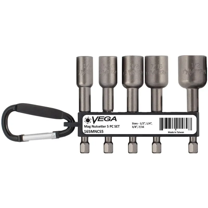 Vega 165MNCS5 5pc Magnetic Nutsetter Set (PROMO)