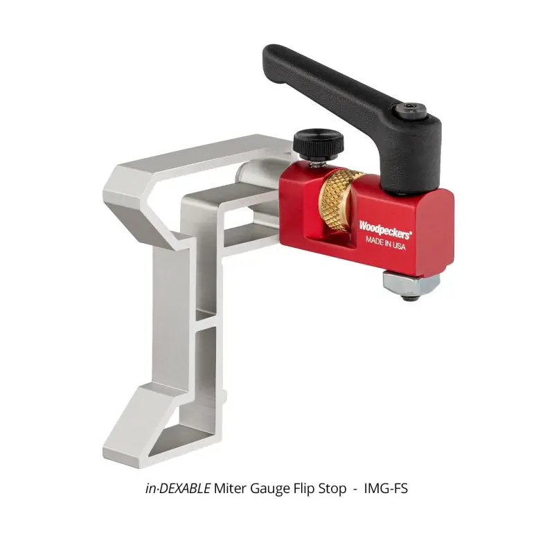 Woodpeckers IMG-FS in-DEXABLE Miter Gauge Flip Stop