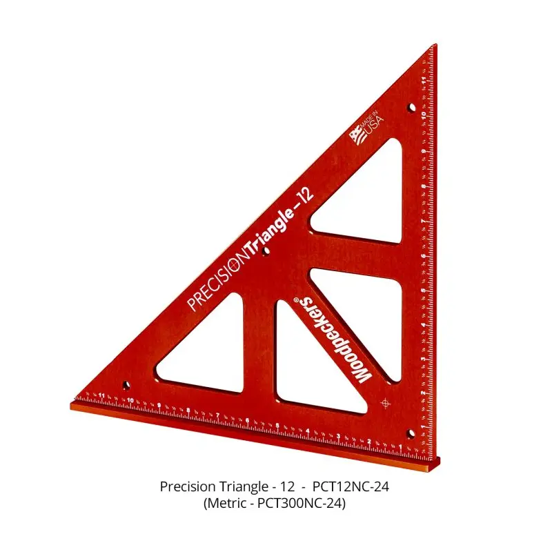 Woodpeckers PCT12NC-24 12 in.Precision Triangle (No Case)