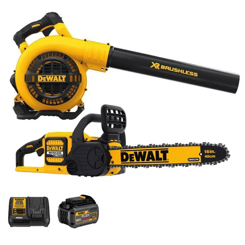 Dewalt DCKO667X1 FLEXVOLT 60V MAX Blower & ChainSaw 9.0Ah Combo Kit (PROMO)