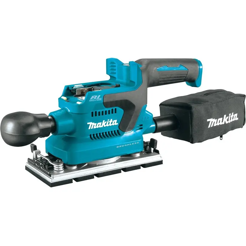 Makita 18V LXT Lithium-Ion Brushless Cordless 1/3 Sheet Finishing Sander, AWS Capable, Tool Only (PROMO)