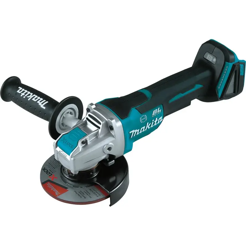 Makita 18V LXT Lithium-Ion Brushless Cordless 4-1/2 / 5-Inch Paddle Switch X-LOCK Angle Grinder, with AFT, Tool Only (PROMO)