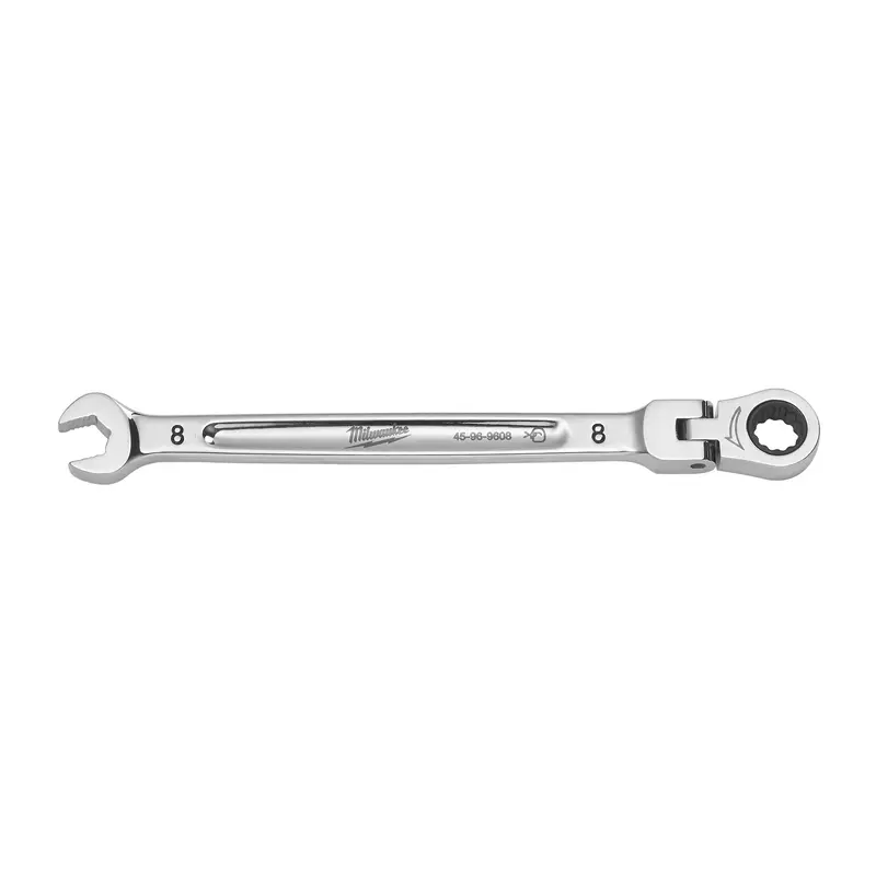 Milwaukee 45-96-9608 8mm Flex Head Ratcheting Combination Wrench