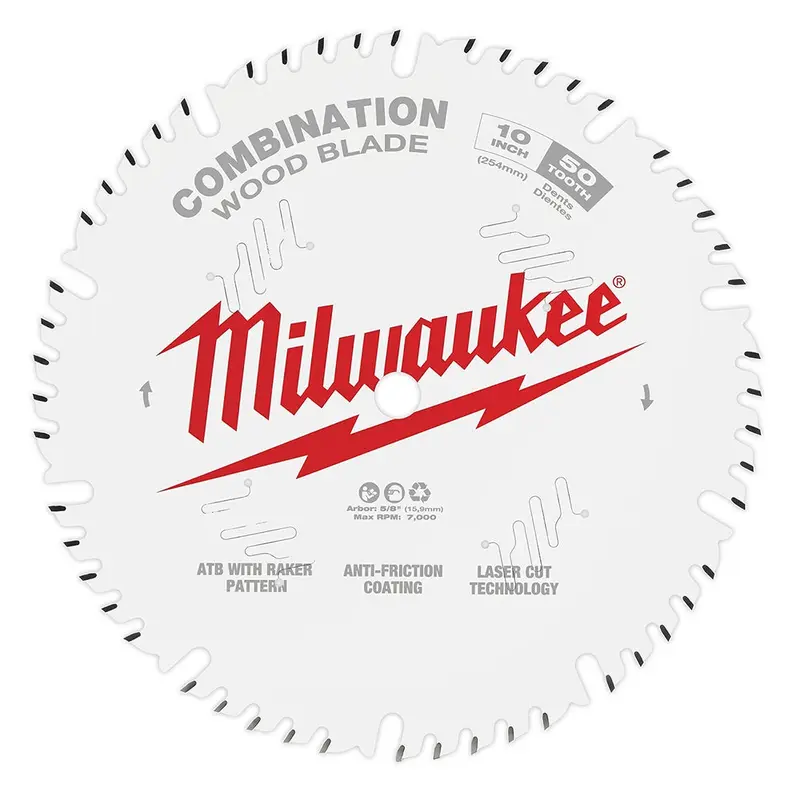 Milwaukee PROMO 48-40-1026 10 in. 50-Tooth Combination Circular Saw Blade (PROMO)