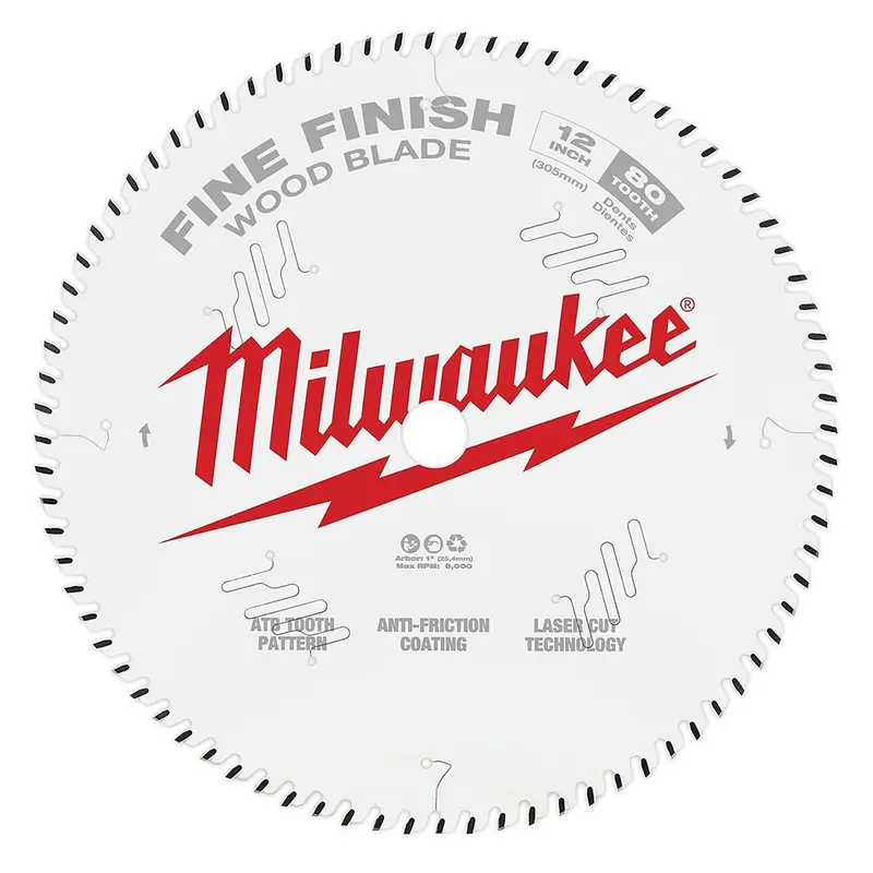 Milwaukee PROMO 48-40-1224 12 in. 80-Tooth Fine Finish Circular Saw Blade (PROMO)