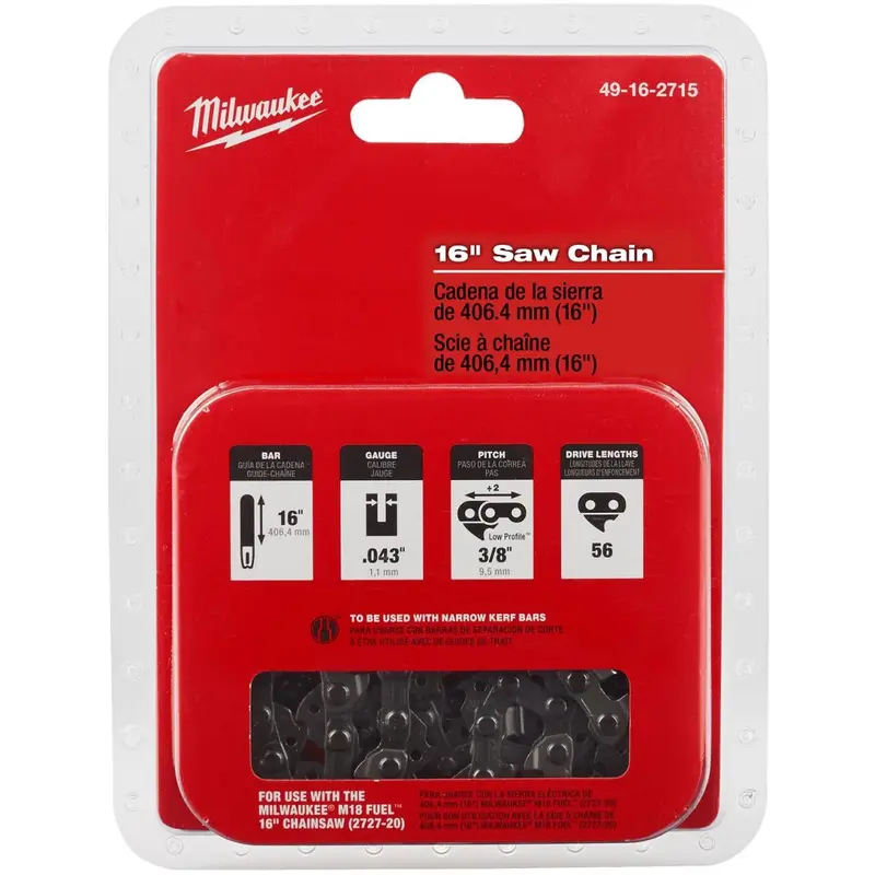 Milwaukee PROMO 49-16-2715 16" Chainsaw Chain (PROMO)