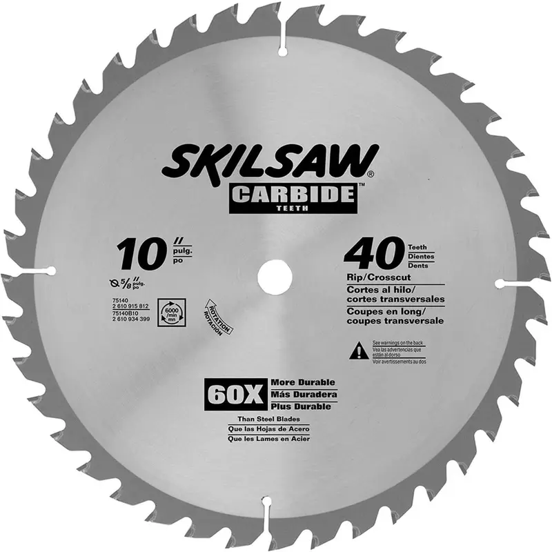 SKIL PROMO 75140B10 10 in. 40-Tooth Carbide General Purpose Circular Saw Blade (PROMO)