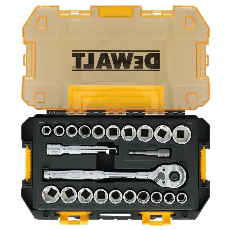 DeWalt DWMT45414 TOUGHSERIES 23-Piece TOUGH BOX 1/2 in. Drive Mechanics Tool Set