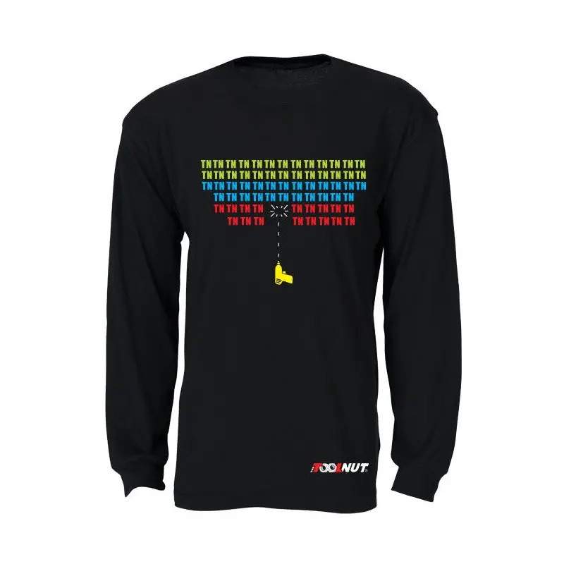 Tool Nut Invaders Long Sleeve Black T-Shirt