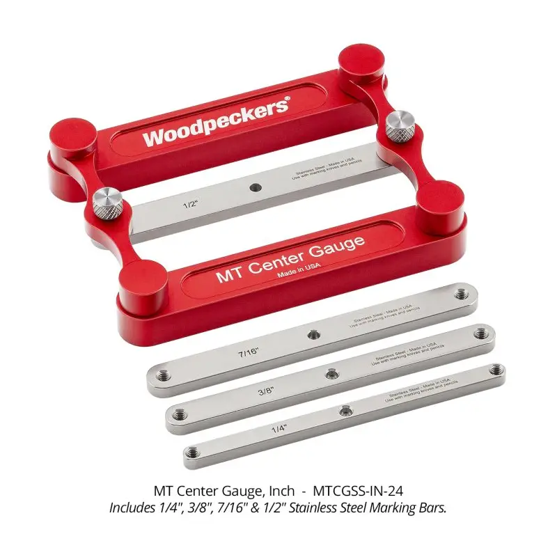 Woodpeckers MTCGSS-IN-24 MT CENTER GAUGE SS - INCH