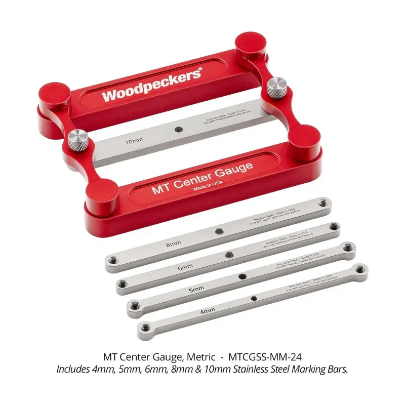 Woodpeckers MTCGSS-MM-24 MT CENTER GAUGE SS - METRIC