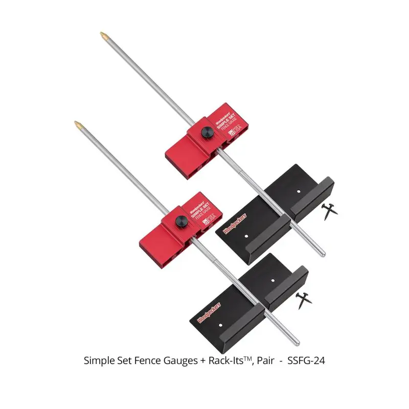 Woodpeckers SSFG-24 Simple Set Fence Gauge 2-Pack