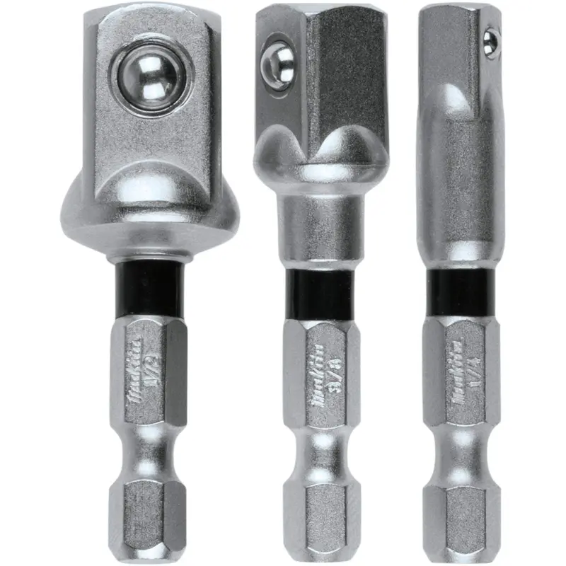 Makita E-01600 Impact XPS 3-Piece Square 2" Socket Adapter Set (PROMO)
