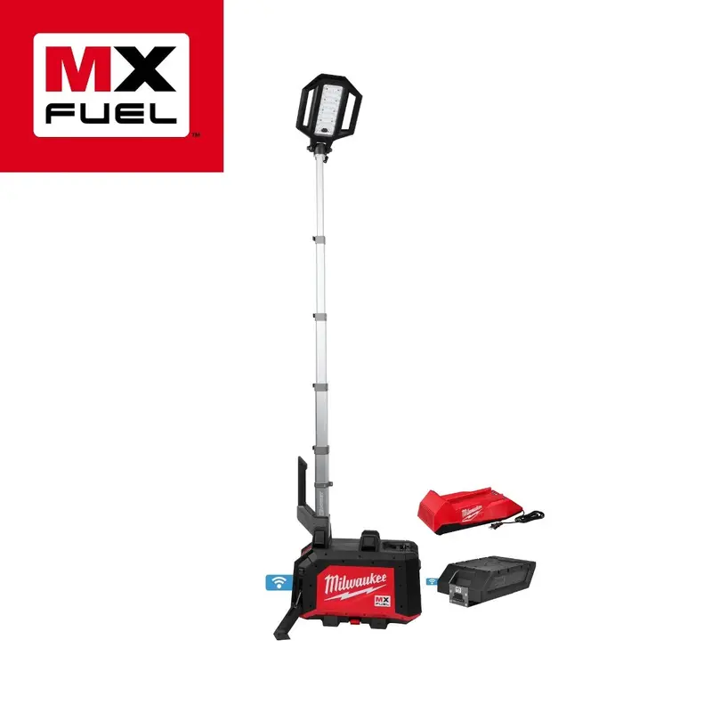 Milwaukee MXF040-1XC MX FUEL ROCKET Dual Power Compact Tower Light 6.0Ah Kit