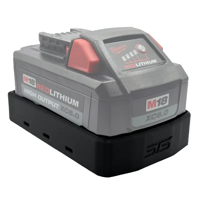 STS Auto Design M18H6 Milwaukee M18 Hi-Output 6.0Ah/8.0Ah Magnetic Battery Cover