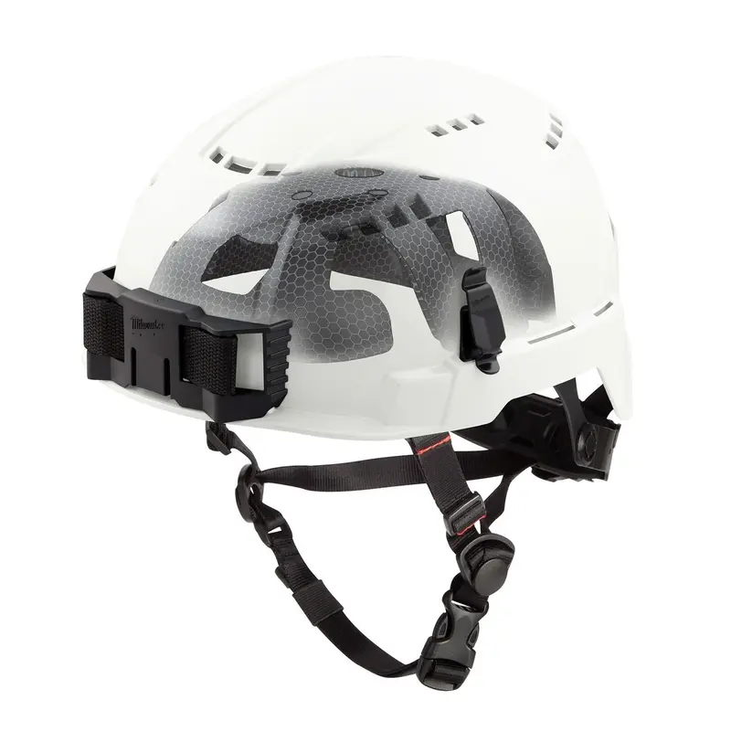 Milwaukee 48-73-1350 BOLT White Vented Safety Helmet with IMPACT ARMOR Liner (USA) - Type 2, Class C