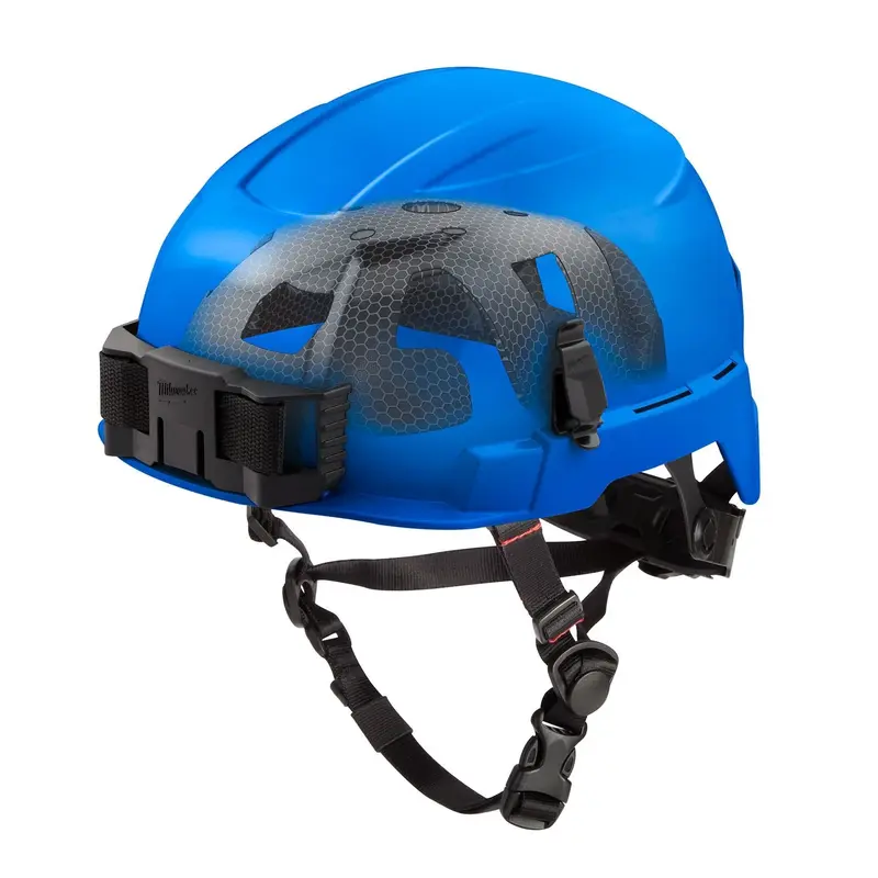 Milwaukee 48-73-1355 BOLT Blue Safety Helmet with IMPACT ARMOR Liner (USA) - Type 2, Class E
