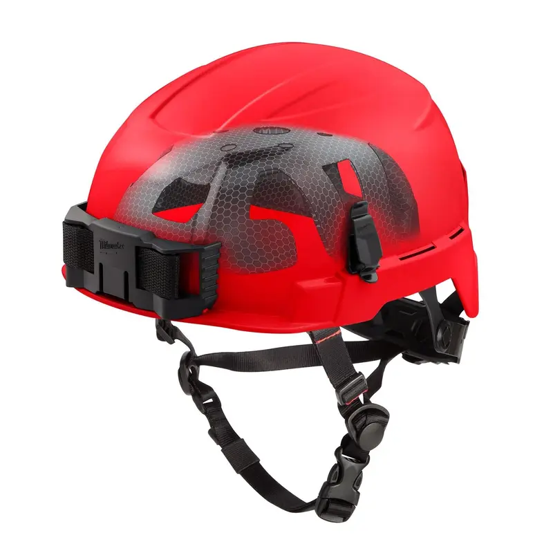 Milwaukee 48-73-1359 BOLT Red Safety Helmet with IMPACT ARMOR Liner (USA) - Type 2, Class E