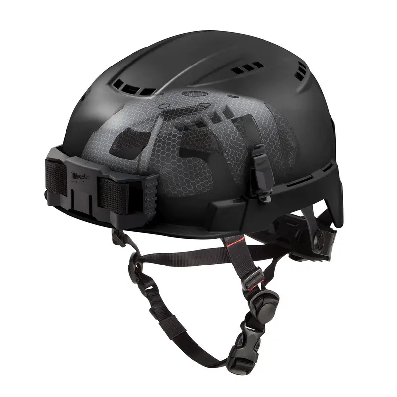 Milwaukee 48-73-1360 BOLT Black Vented Safety Helmet with IMPACT ARMOR Liner (USA) - Type 2, Class C