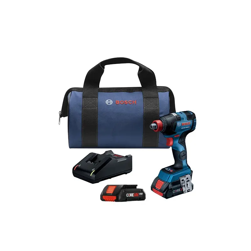 Bosch 18V Brushless Socket Ready Impact Driver 4.0Ah CORE Compact Kit w/ 18V CORE18V Lithium-Ion 4.0Ah Compact Battery