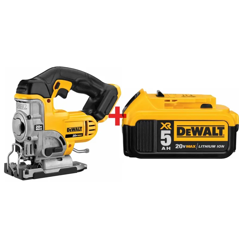 DeWalt 20V MAX Jigsaw plus 20V MAX 5.0Ah Battery