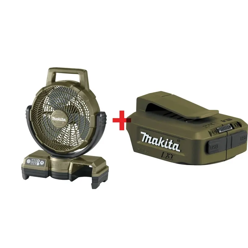 Makita Outdoor Adventure 18V LXT 9-1/4" Fan, Tool Only with Cordless Power Source (Bare Tool)