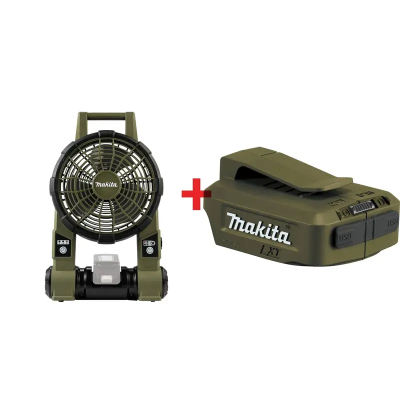 Makita Outdoor Adventure 18V LXT 9" Fan, Tool Only with Cordless Power Source (Bare Tool)