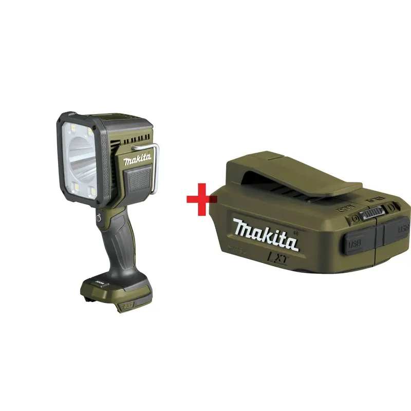 Makita Outdoor Adventure 18V LXT LED Flashlight/Spotlight (Bare Tool) Cordless Power Source (Bare Tool)