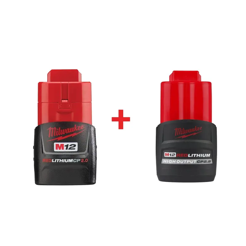 Milwaukee M12 REDLITHIUM Battery 2-Pack