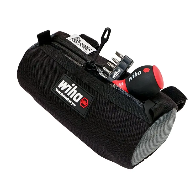 Wiha 91801 14-Piece Stubby Bike Repair Multi-Driver Set w/ Road Runner Burrito Bag
