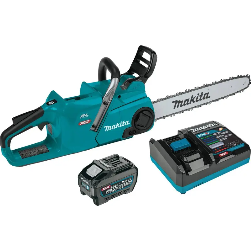 Makita 40V max XGT Brushless Cordless 18" Chain Saw Kit (5.0Ah) with Battery