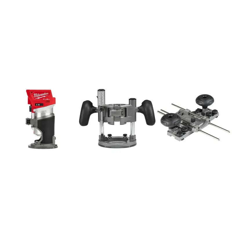 Milwaukee M18 FUEL Brushless Compact Router and Accessories Kit (Bare Tool)