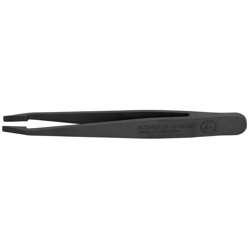 Knipex 92 09 04 ESD Plastic Gripping Tweezers-Blunt Tips-ESD