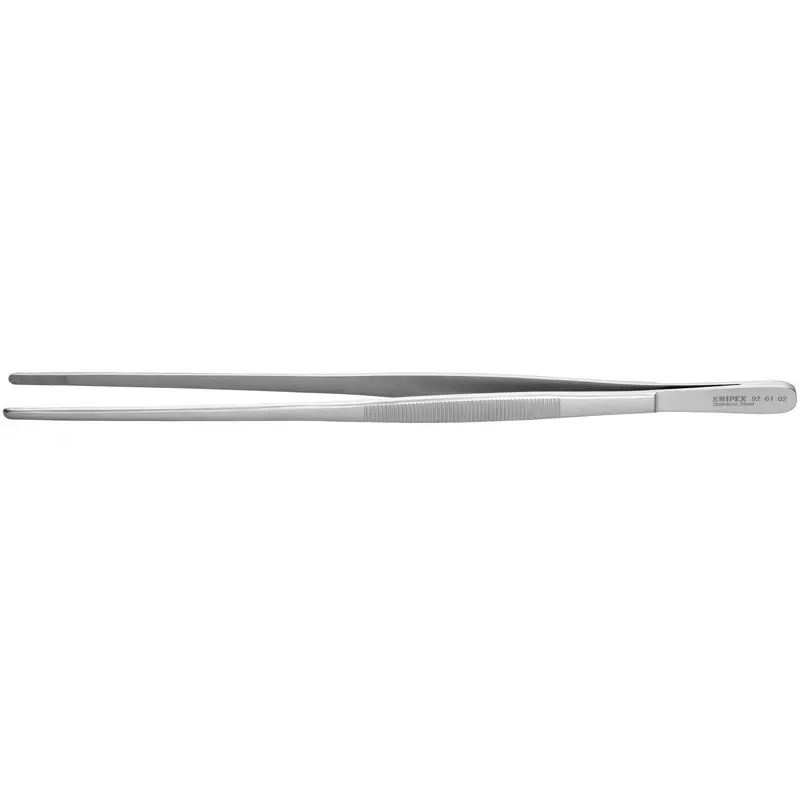 Knipex 92 61 02 Stainless Steel Gripping Tweezers-Blunt Tips