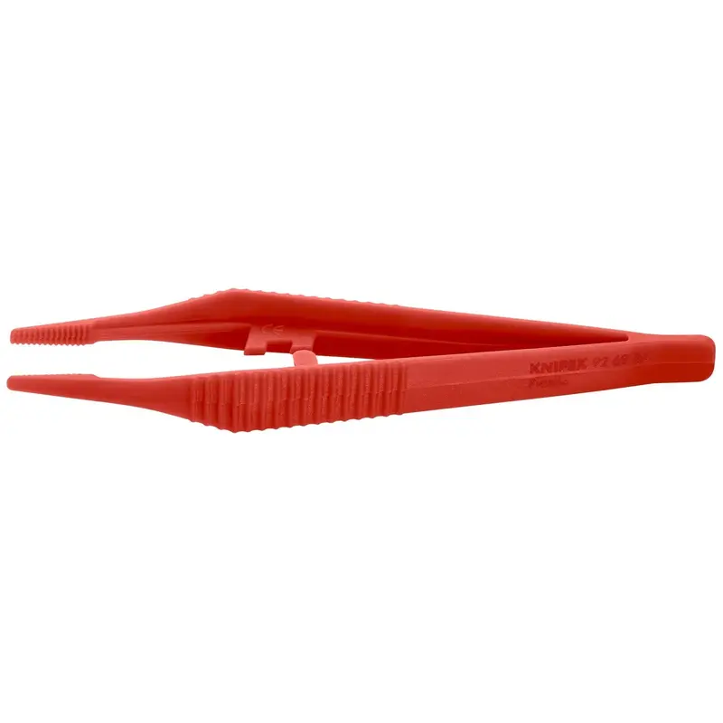 Knipex 92 69 84 Plastic Gripping Tweezers-Blunt Tips-ESD